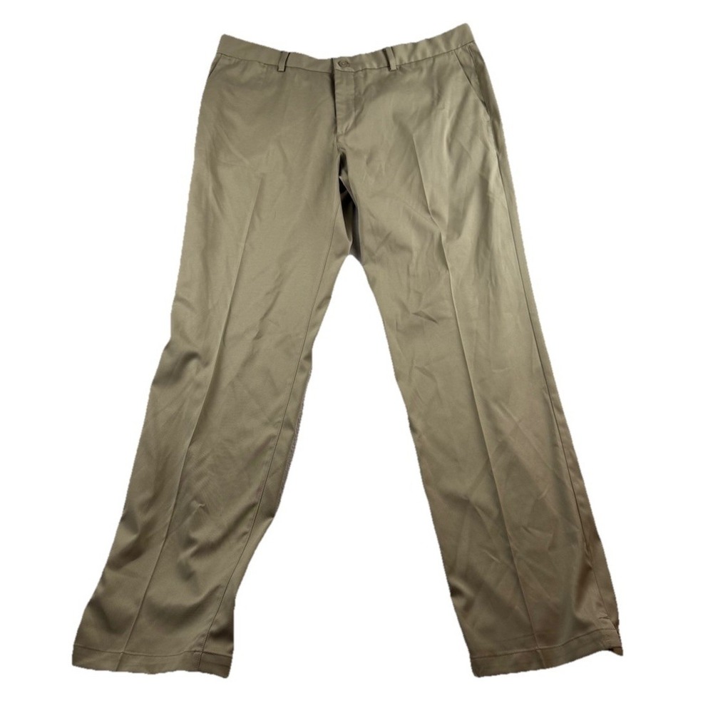 Nike Golf Men's Standard Fit Flat Front Dri Fit Pants Tan Size 36x34